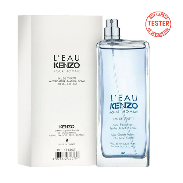 Tester L'Eau Kenzo Pour Homme Edt 100ml Hombre