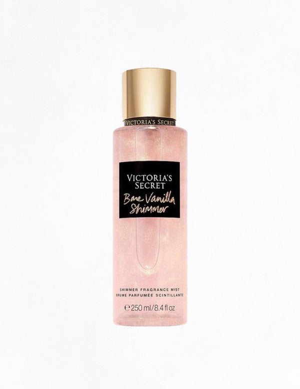 Body Mist Victoria Secret Bare Vanilla Shimmer 250ml Splash Mujer