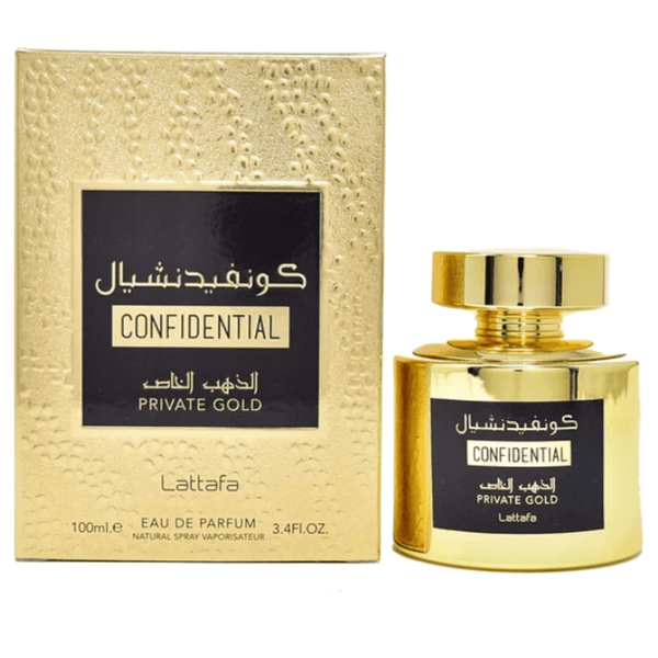 Perfume Lattafa Confidential Private Gold Edp 100ml Unisex