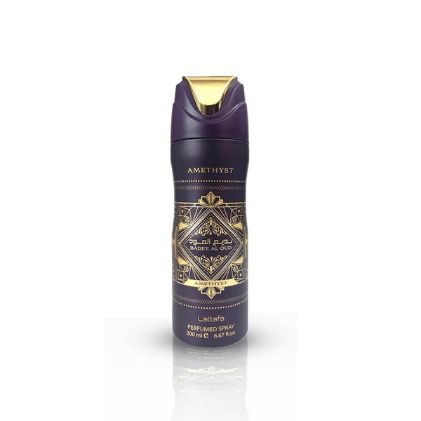 Desodorante Lattafa Badee Al Oud Amethyst Perfumed Spray 200 ml Unisex