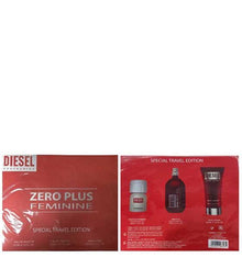 Estuche Diesel Zero Plus Woman Edt 75Ml+30Ml+Deo 75Ml Mujer