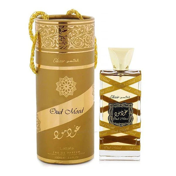 Perfume Lattafa Oud Mood Elixir EDP 100ml Unisex - Inspirado en Memo Paris African Leather