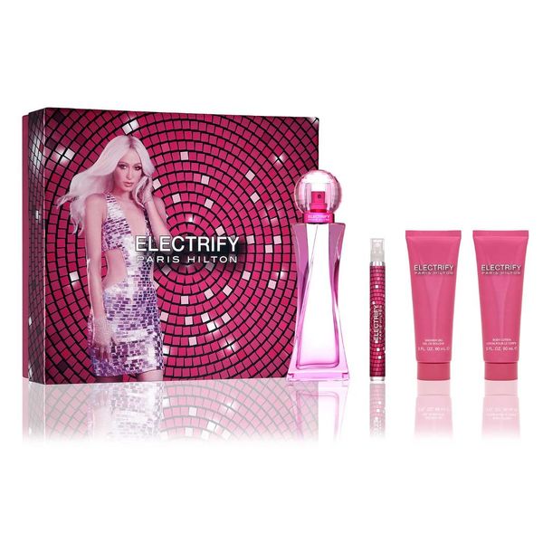 Estuche Paris Hilton Electrify Edp (4pcs) 100+10+BL+Gel Mujer