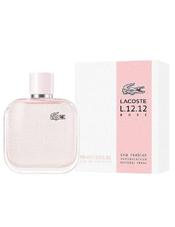 Perfume Lacoste L.12.12 Rose Eau Fraiche Edt 100ML Mujer